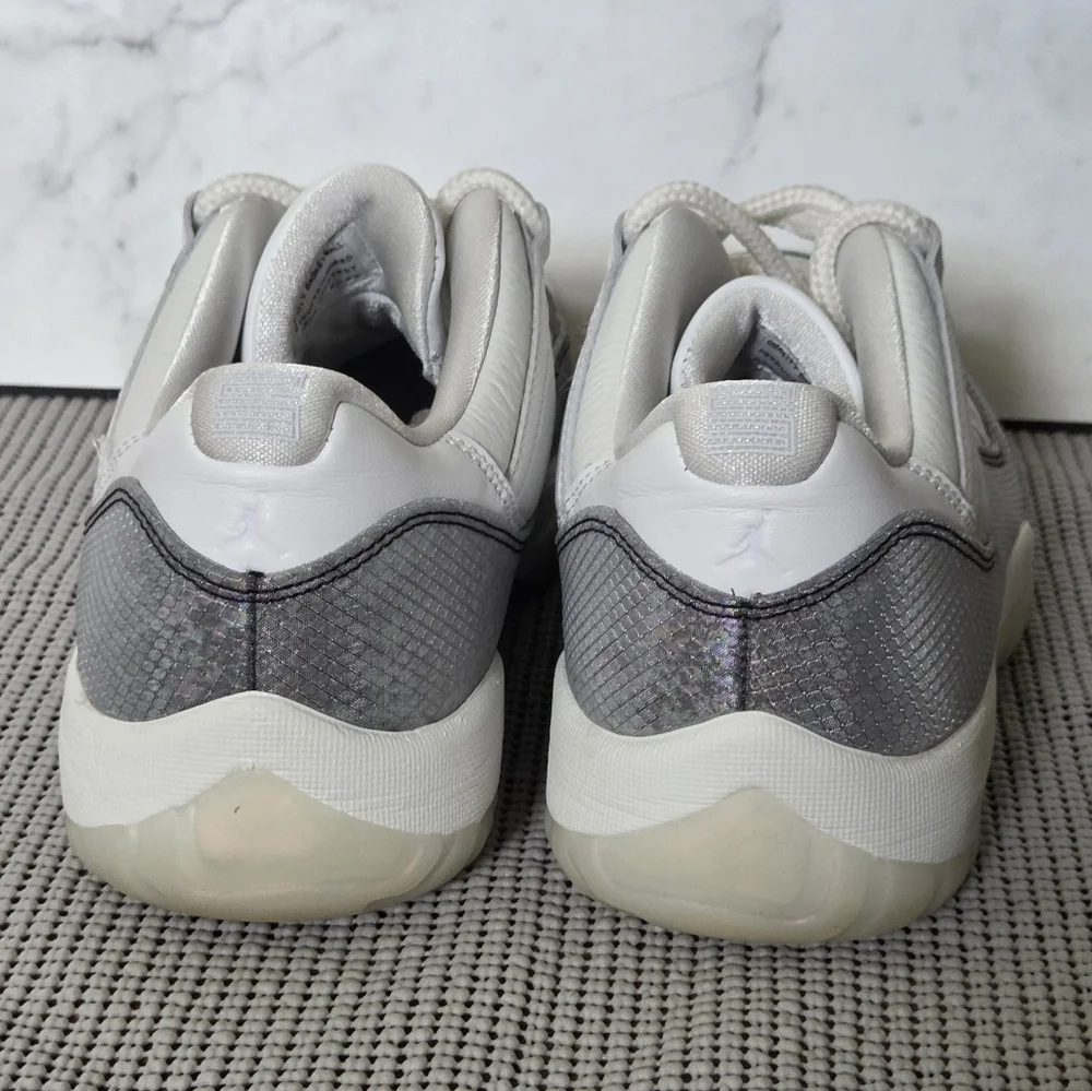 Nike Air Jordan 11 Low Year of the Snake Mens Sneakers Shoes Grey White 11 - Picture 6 of 8